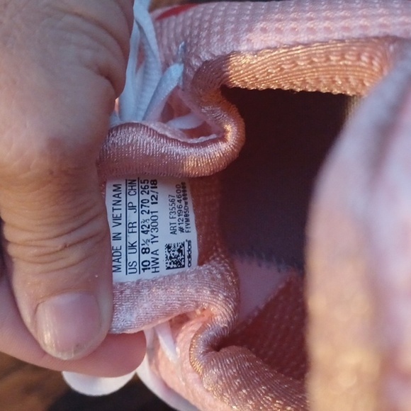 Adidas Peach Ortholite Size 10, like new - Picture 5 of 8